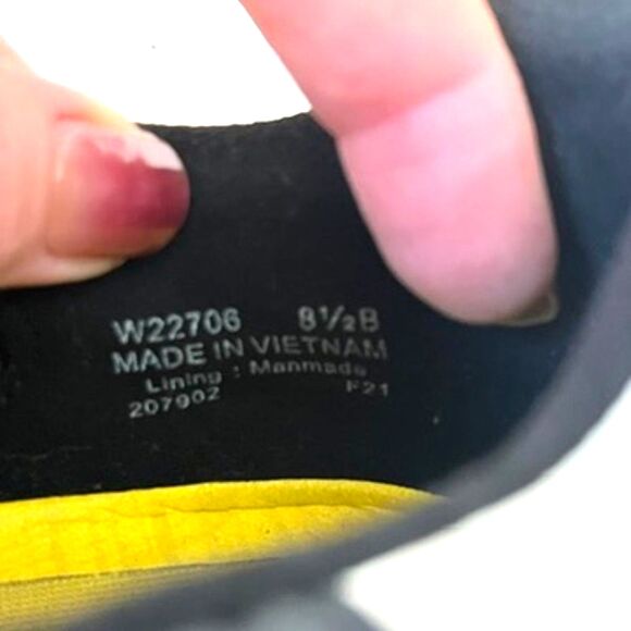 Cole Haan Grandpro Topspin Sneakers Black Leather Lace Up Size 8.5 White Sole - Picture 4 of 10